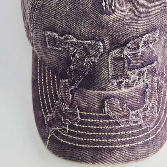 NWT Urban Outfitters Sun Bleached Patch Purple Dad Hat - Picture 3 of 5